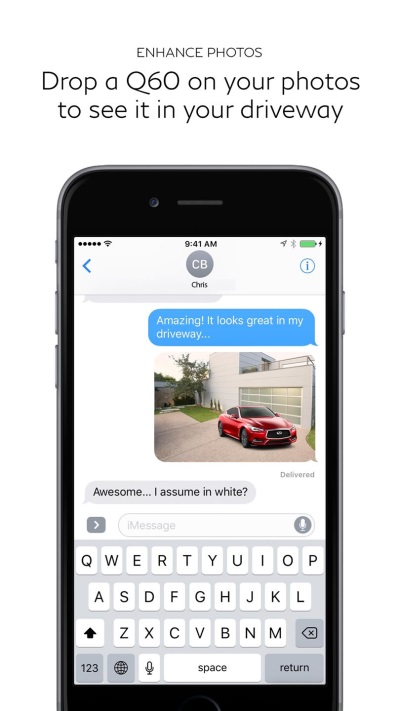 Infiniti Becomes First Luxury Automaker To Launch iMessage Sticker Pack In iOS App Store