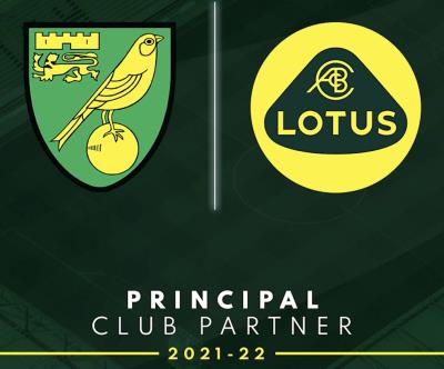 Norwich City Football Club announces Lotus Cars as new front-of-shirt sponsor for 2021/22