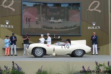 1956 Jaguar D-Type Wins 'Best of Show' at 2022 The Quail, A Motorsports Gathering