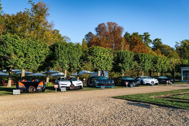 Bugatti W16 Mistral makes European debut at Chantilly Arts & Elegance Richard Mille