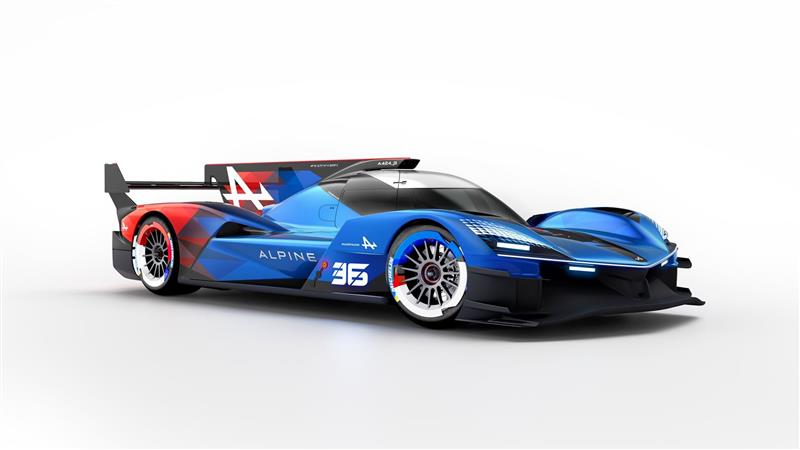 The Alpine A470 and its two crews unveiled for the 2023 FIA World