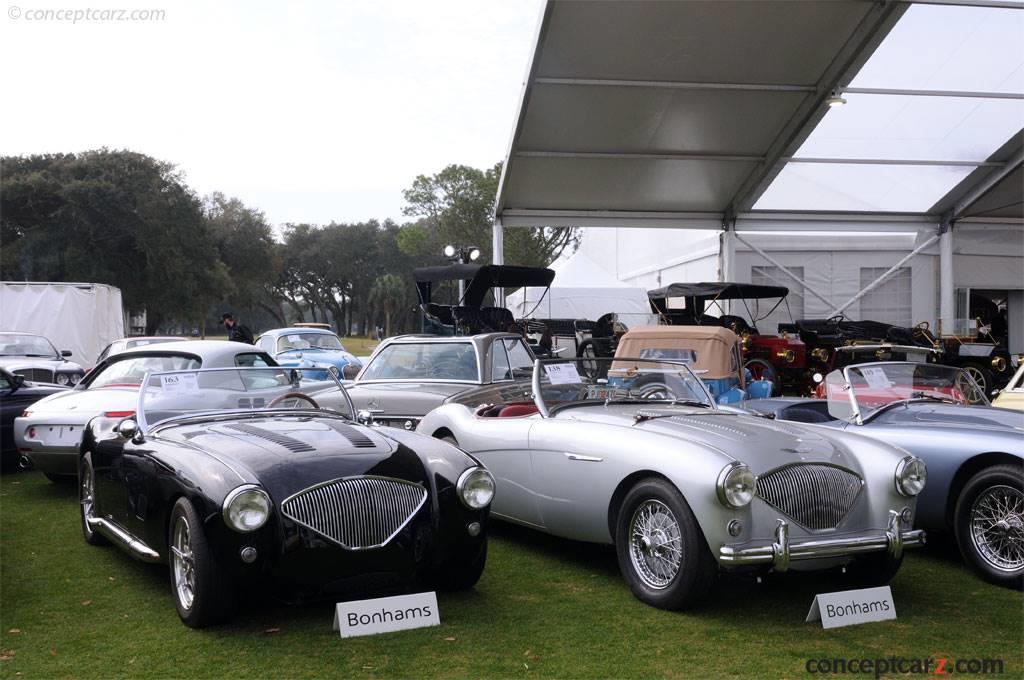 1955 Austin-Healey 100 background image