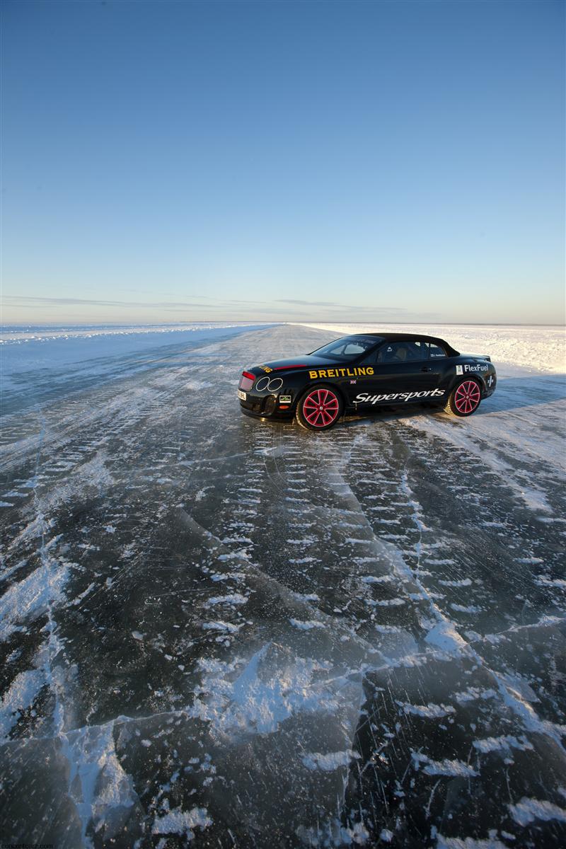 2011 Bentley Continental SuperSports Ice Speed Record