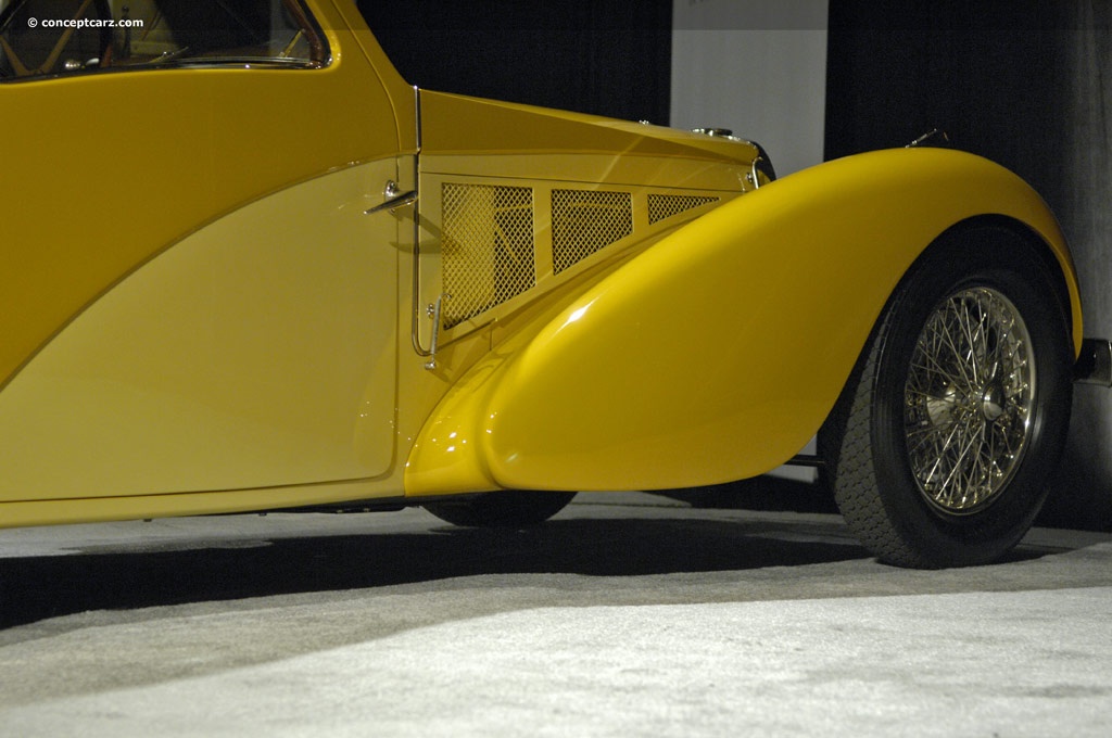 The Elegant Automotive Masterpiece: The 1936 Bugatti Type 57SC Atalante