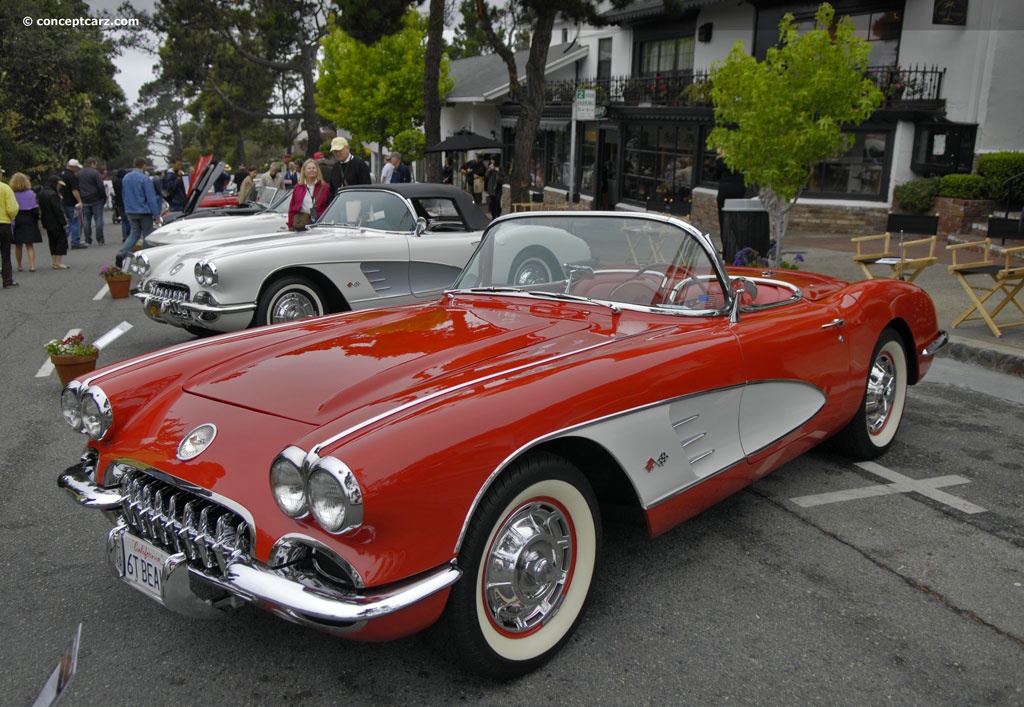 1960 Chevrolet Corvette C1 at the Carmel-By-The-Sea Concours on the Avenue