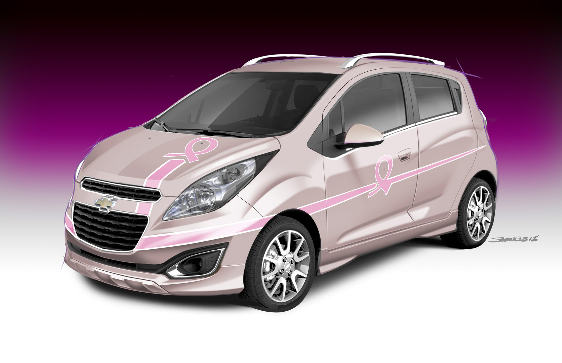 Chevy spark 2013 pink