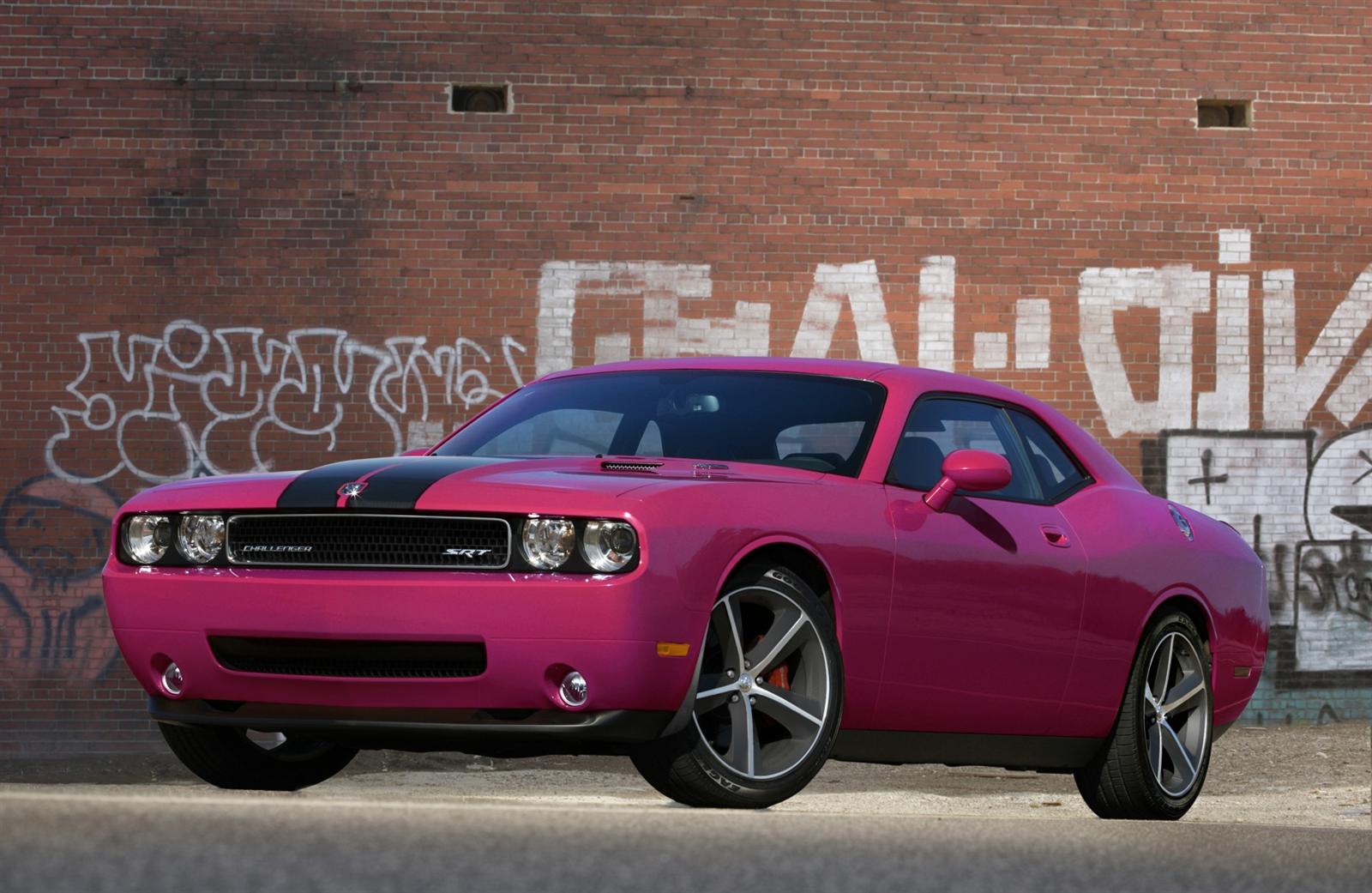 Menu items for the 2010 Dodge Challenger Furious Fuchsia Edition. 