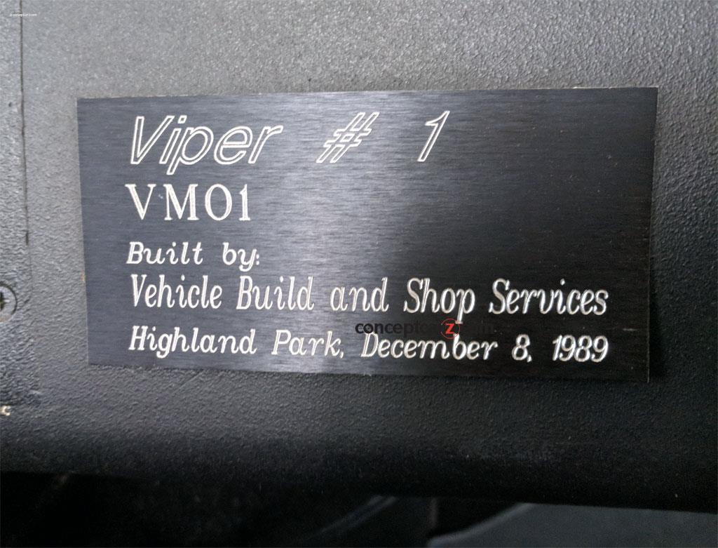 1989 Dodge Viper Concept