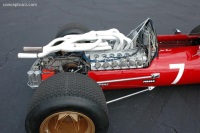 1968 Ferrari 312F.  Chassis number 007