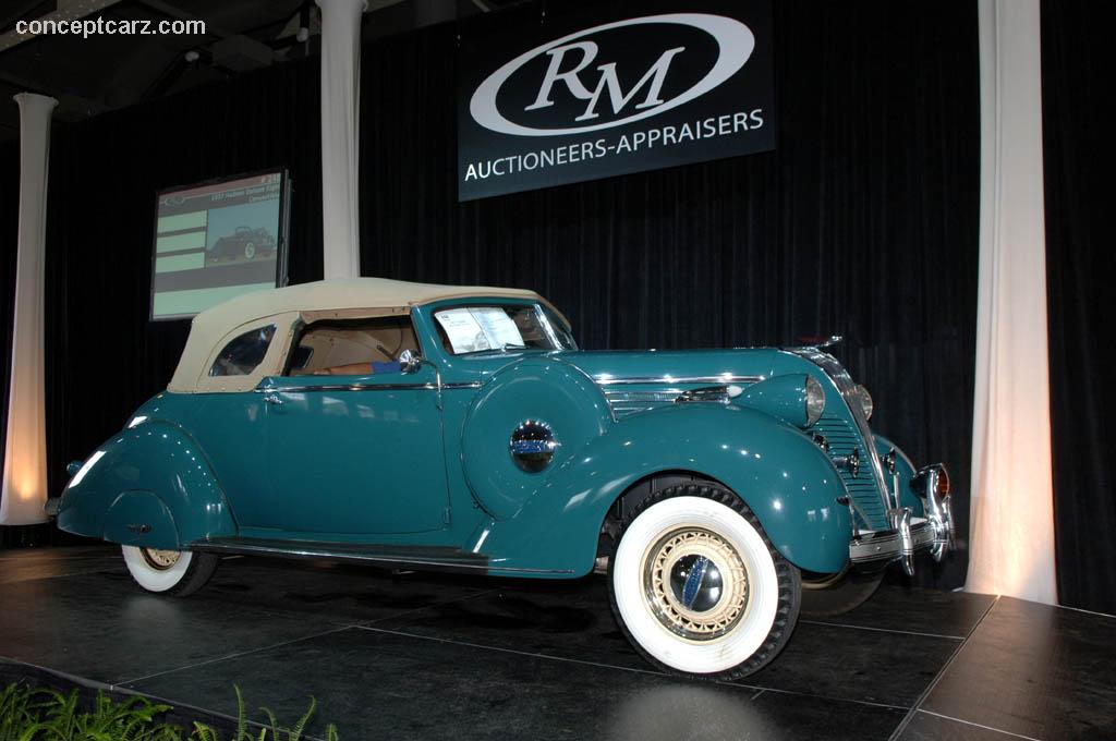 1937 Hudson Deluxe Eight background image
