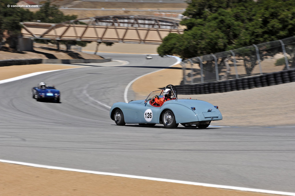 1954 Jaguar XK-120 background image
