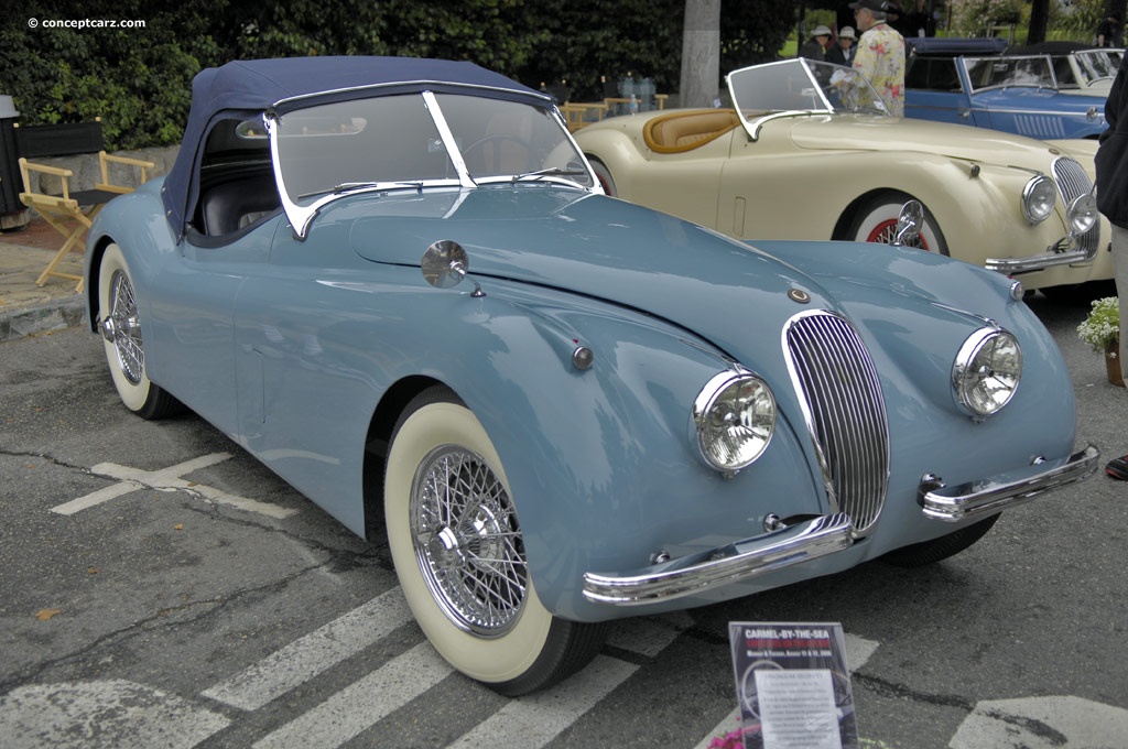 1954 Jaguar XK-120 background image