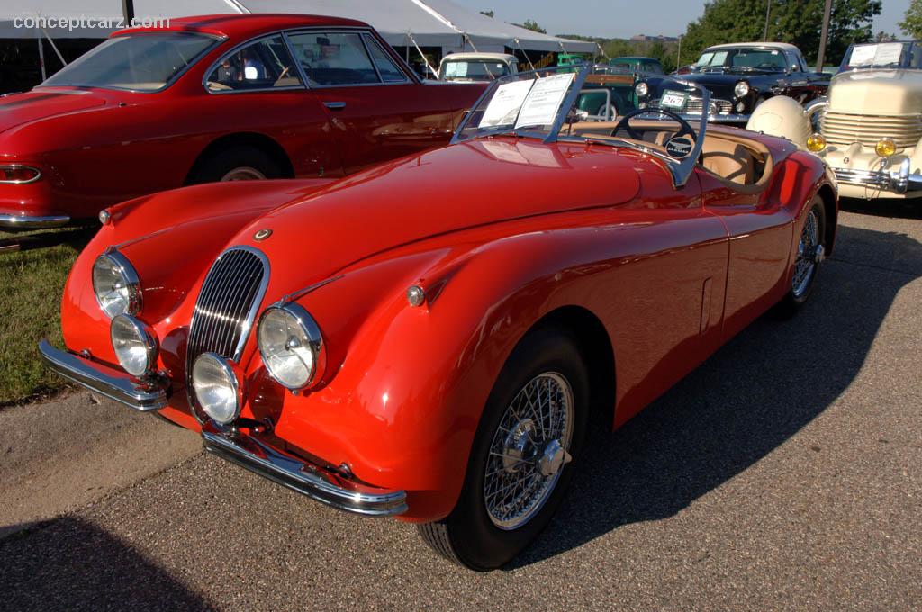 1954 Jaguar XK-120 background image