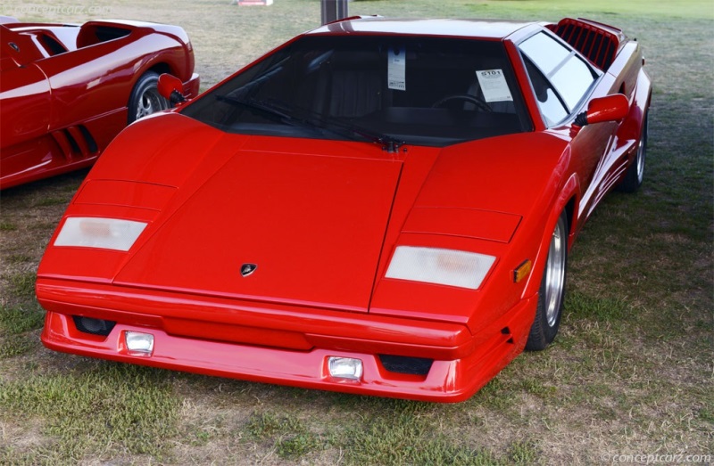 1989 Lamborghini Countach 25th Anniversary vehicle information