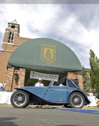 1939 MG TB Tickford.  Chassis number TB 0440
