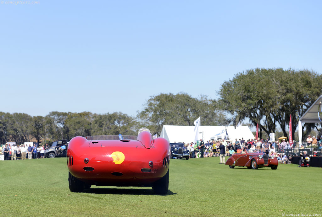 1957 Maserati 450 S background image