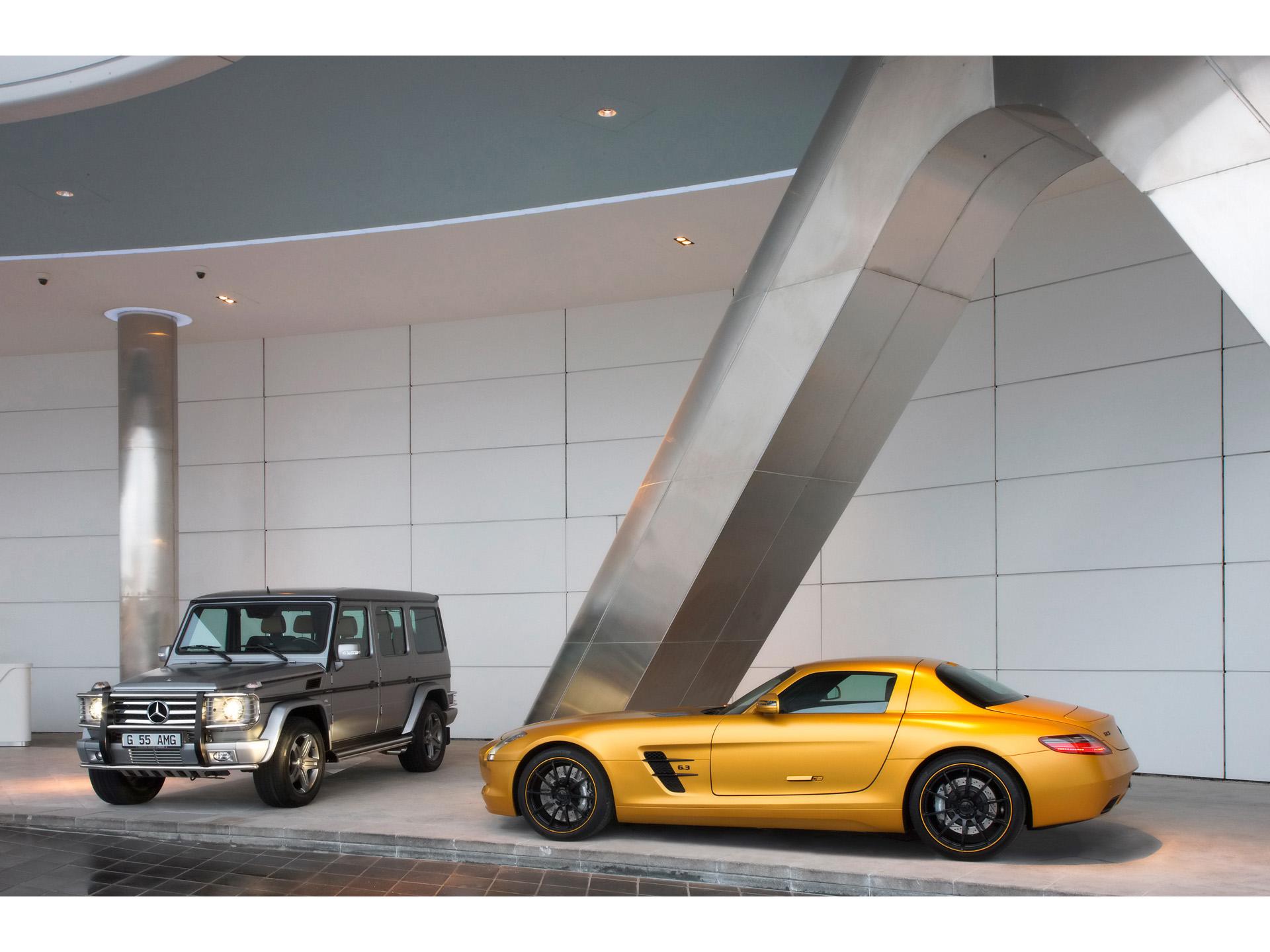 2010 Mercedes-Benz SLS AMG Desert Gold