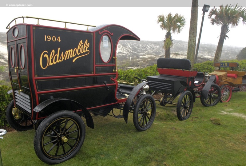 1904 Oldsmobile Auto NEW Metal Sign Pie Wagon/Commercial Model Pictured 