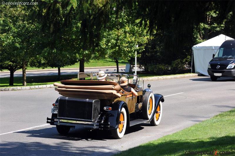 1928 Packard Model 443 Eight vehicle information