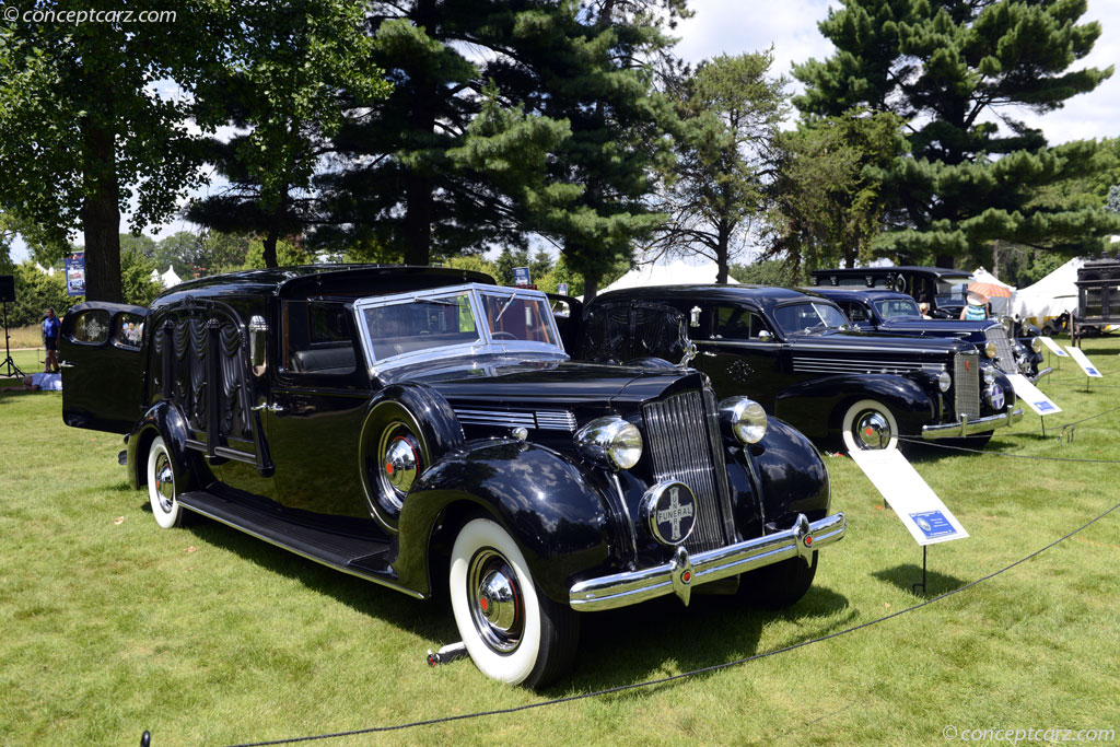 1938 Packard Formal Town Car Art-Carved Hearse