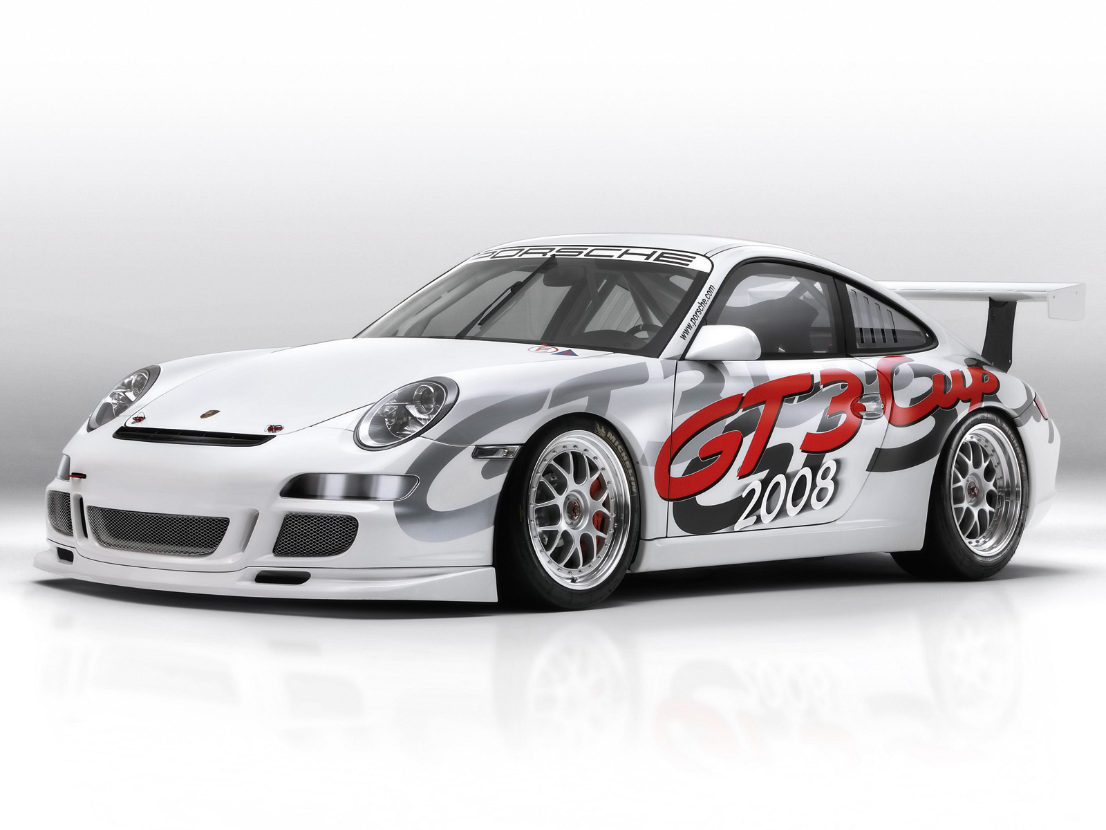 белый автомобиль Porsche 911 GT3 RS white car бесплатно