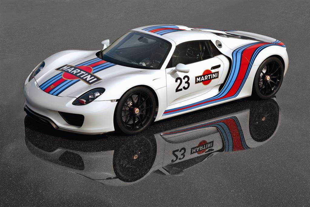 2013 Porsche 918 Spyder Martini Livery