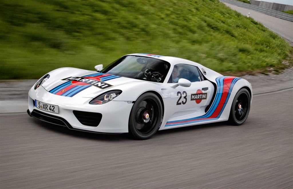 2013 Porsche 918 Spyder Martini Livery