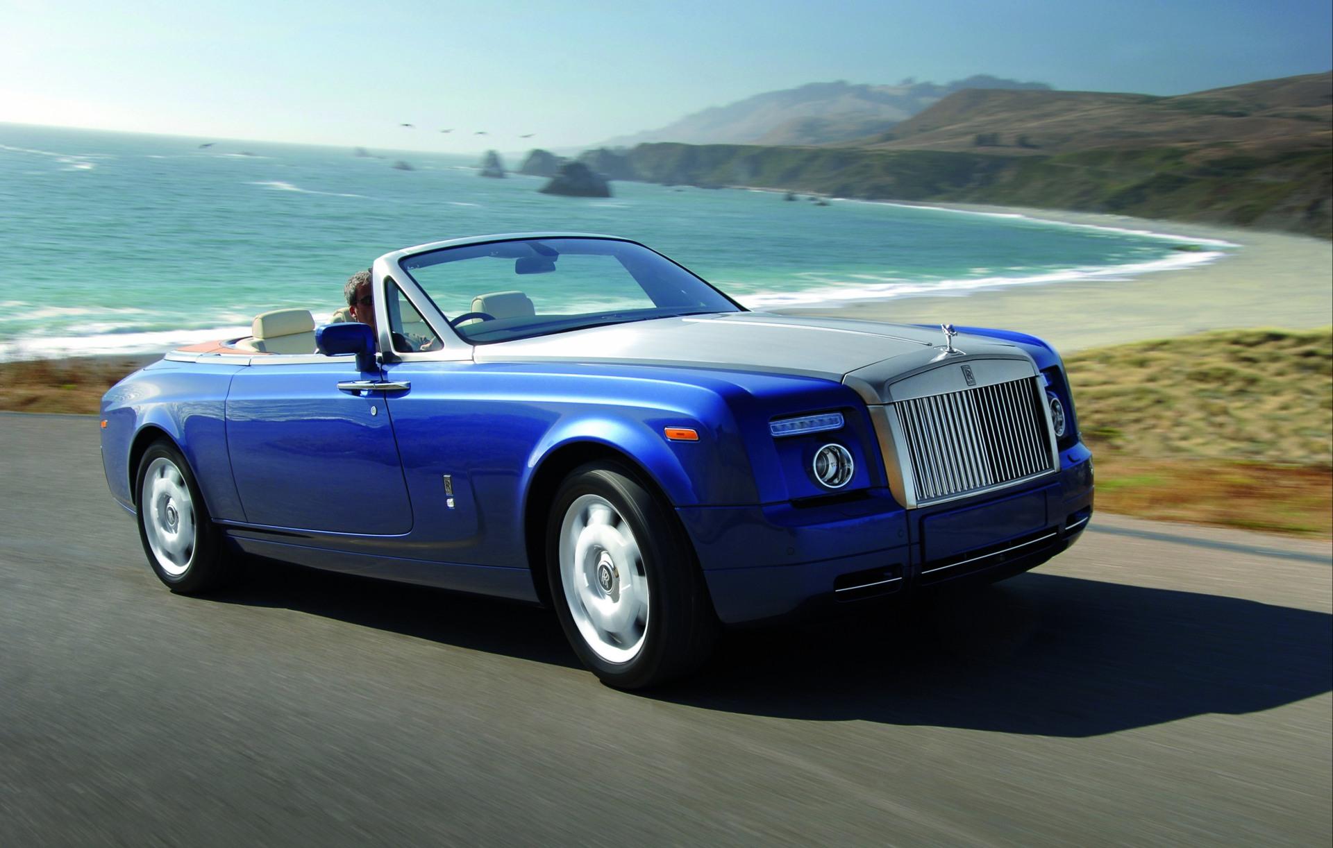 Rolls-Royce кабриолет белый море стоянка без смс