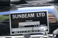 1966 Sunbeam Tiger Mark IA.  Chassis number B382000879LRXFE