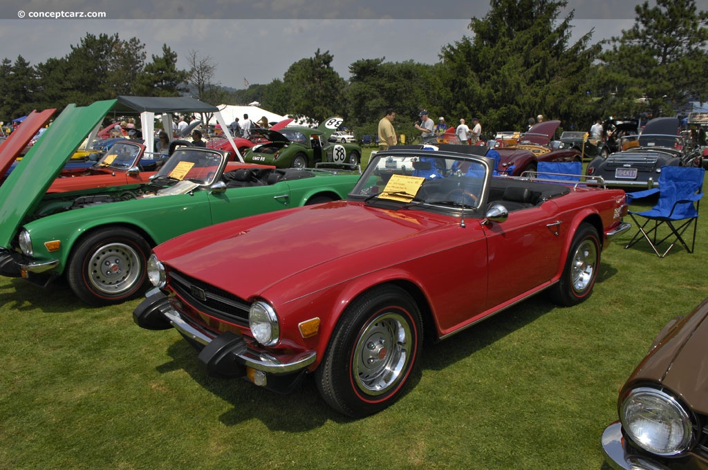 1974 Triumph TR6 background image