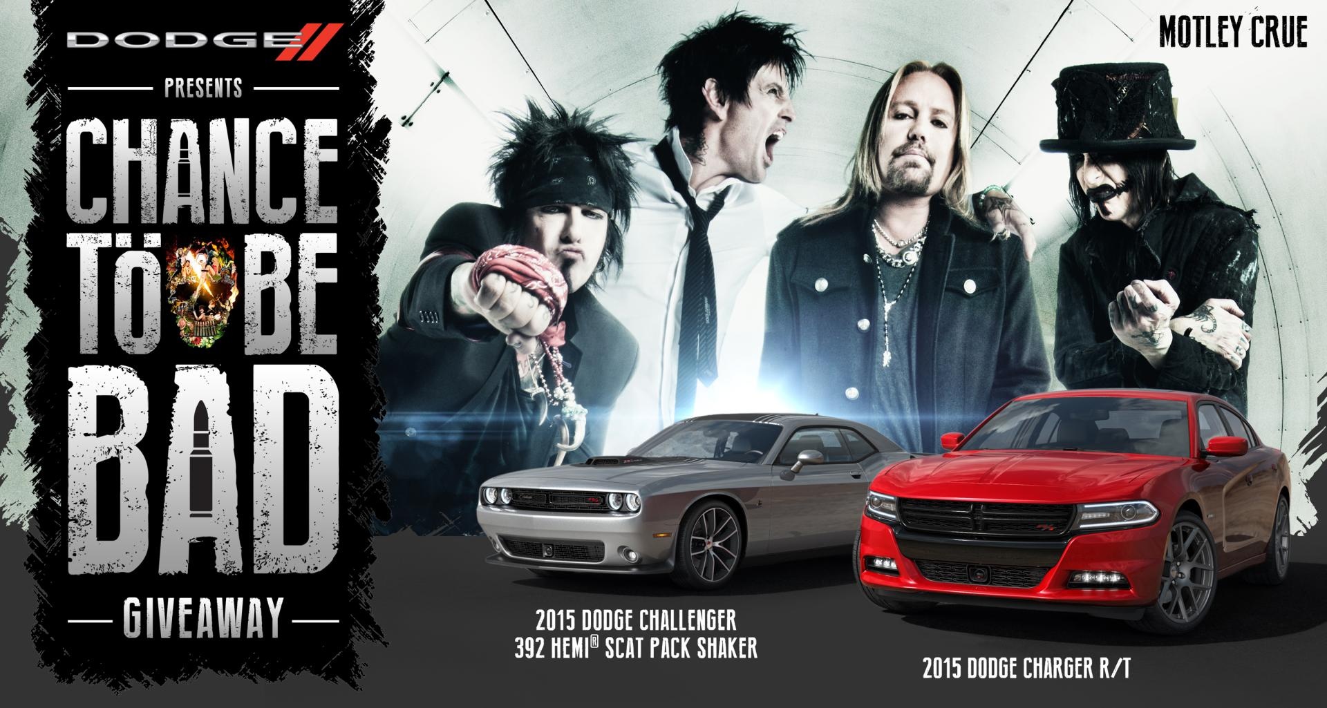 DODGE AND MÖTLEY CRÜE GIVE FANS A CHANCE TO BE BAD IN NATIONWIDE PROMOTION