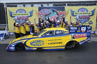 Hagan Drives ‘Magneti Marelli Offered By Mopar' To 4-Wide Nhra National Win