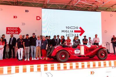 1000 Miglia 2023, Andrea Vesco Recordman of Victories