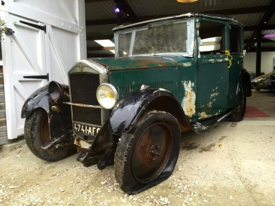 RARE 1930S MATHIS MOTORCAR EMERGES FROM HIDING IN FRANCE