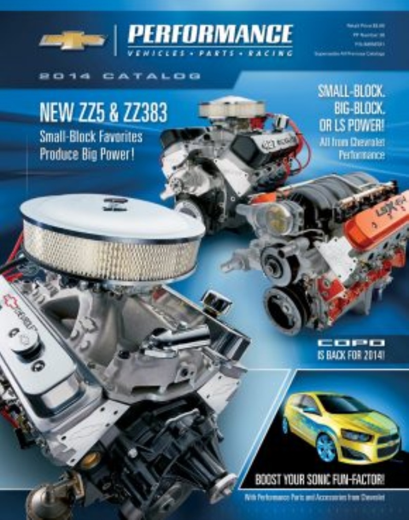 2014 Chevrolet Performance Catalog Packed with New Camaro Parts, Crate Powertrains and Chevy Accessories