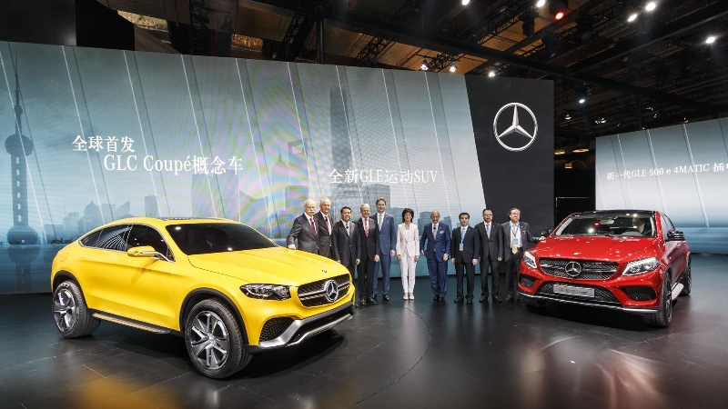 Mercedesbenz At Auto Shanghai 15 The Suv Offensive Continues World Premiere For Concept Glc Cou
