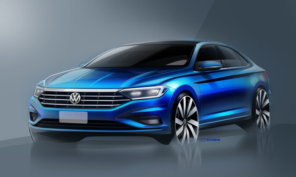 2019 Volkswagen Jetta Sketches
