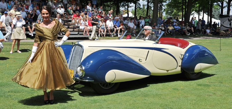 1937 Delahaye 135 Competition Court Torpedo Roadster by Figoni et Falaschi