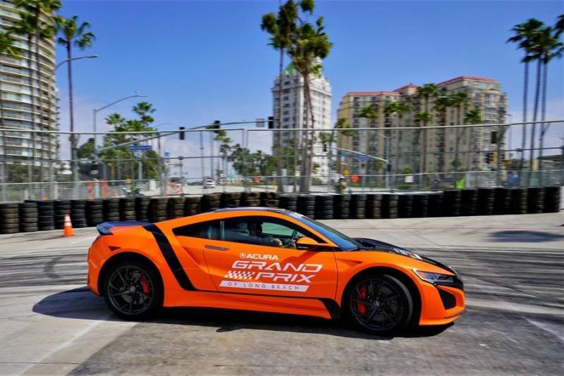 Acura NSX Establishes Production Car Record At Iconic Long Beach Street Circuit