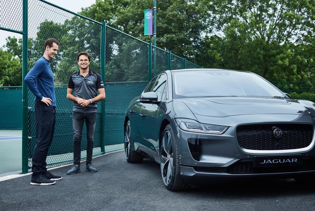 Andy Murray Goes Electric With Jaguar I-Pace On World Environment Day