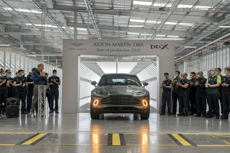 Aston Martin Celebrates Milestone Moment As First DBX Drives Off The Production Line