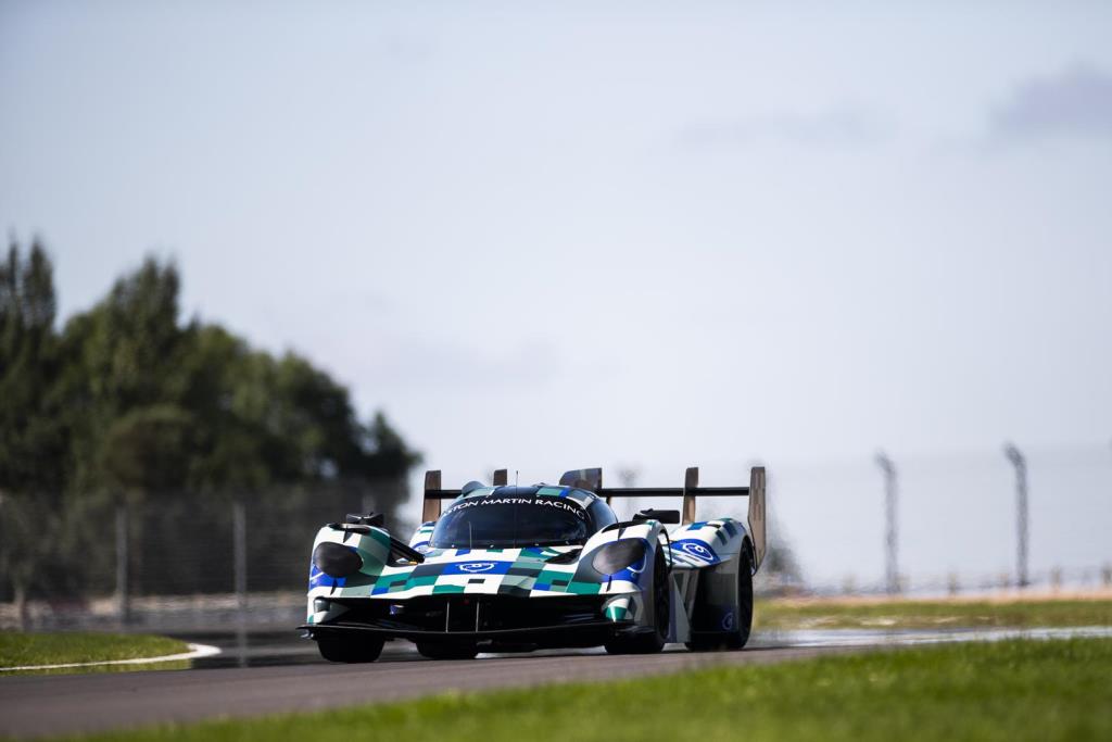 Aston Martin Valkyrie AMR-LMH Hypercar hits the track