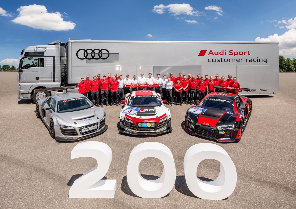 Audi produces 200th R8 LMS
