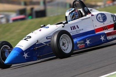 THE AMELIA'S' AUSTIN KIMBERLY LEADS BRITISH FORMULA FORD RACING CHAMPIONSHIP WITH DOMINANT BRANDS HATCH RACE VICTORY