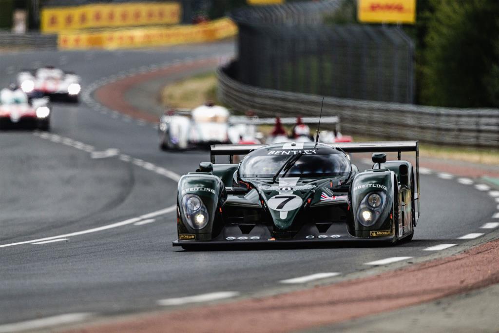 Bentley Works race cars from past and present return to Le Mans to celebrate centenary