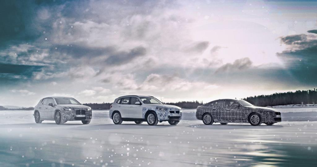 Electromobility Under Extreme Conditions: The BMW iX3, i4 And iNext Undergo Cold Testing In The Arctic Circle.