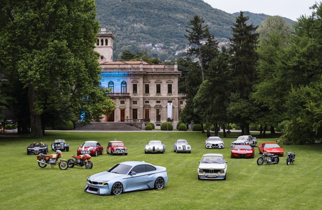 Tradition as inspiration. The BMW Group's Hommage vehicles come together for the first time at the Concorso d'Eleganza Villa d'Este 2016.