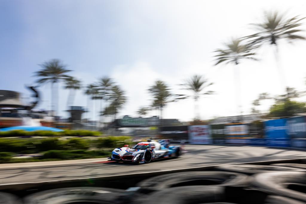 IMSA: Third pole position and first podium of the season for the BMW M Hybrid V8 in Long Beach