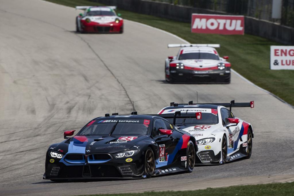 BMW Team RLL Results At Road America Don'T Match The Effort. 6Th And 8Th Place Finishes After Deserving Performances