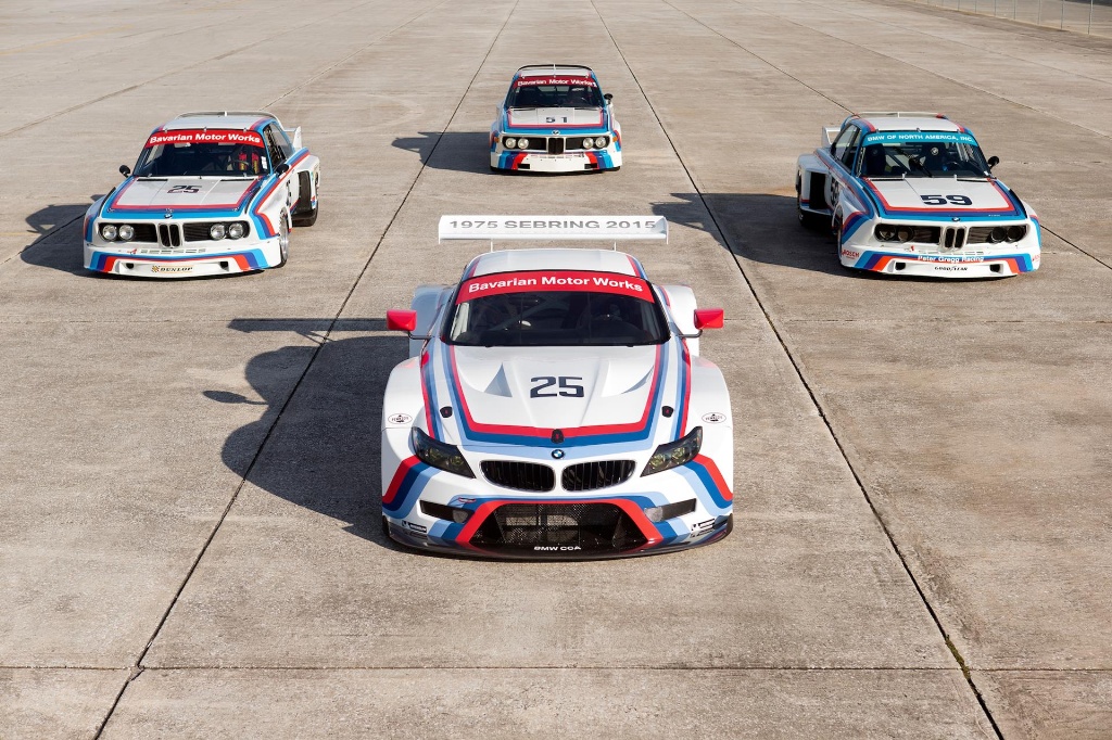 BMW UNVEILS TRIBUTE LIVERY FOR 40TH ANNIVERSARY OF FIRST US RACE WIN AT THE 12 HOURS OF SEBRING